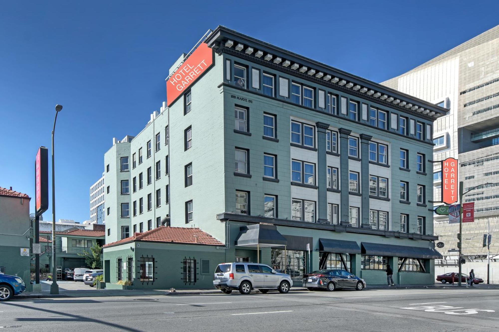 Hotel Garrett Сан-Франциско Экстерьер фото