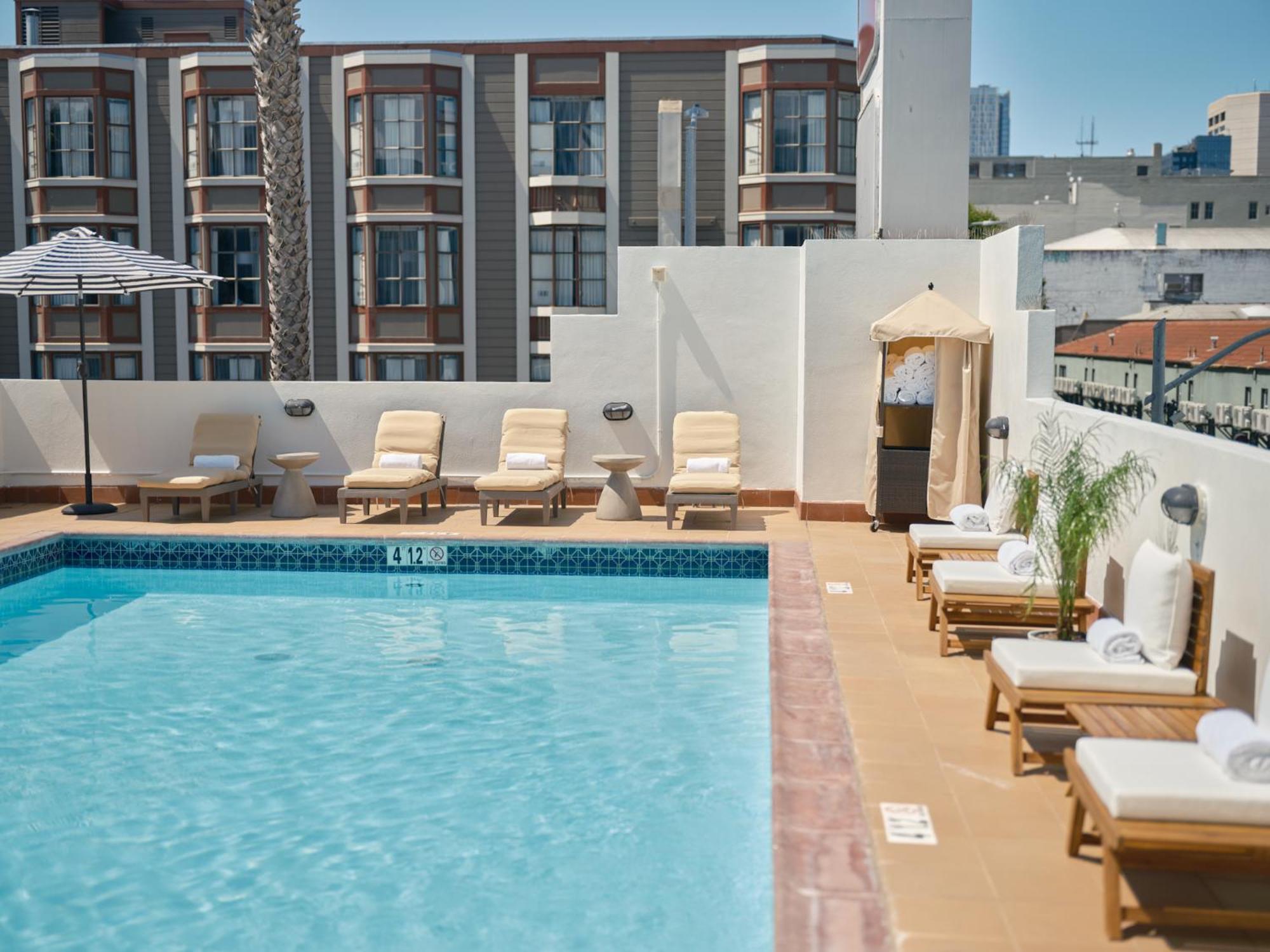 Hotel Garrett Сан-Франциско Экстерьер фото