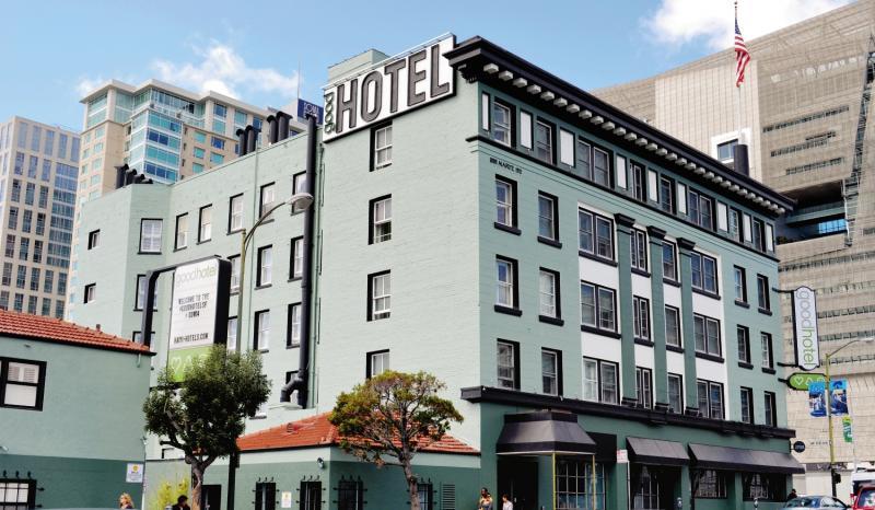 Hotel Garrett Сан-Франциско Экстерьер фото